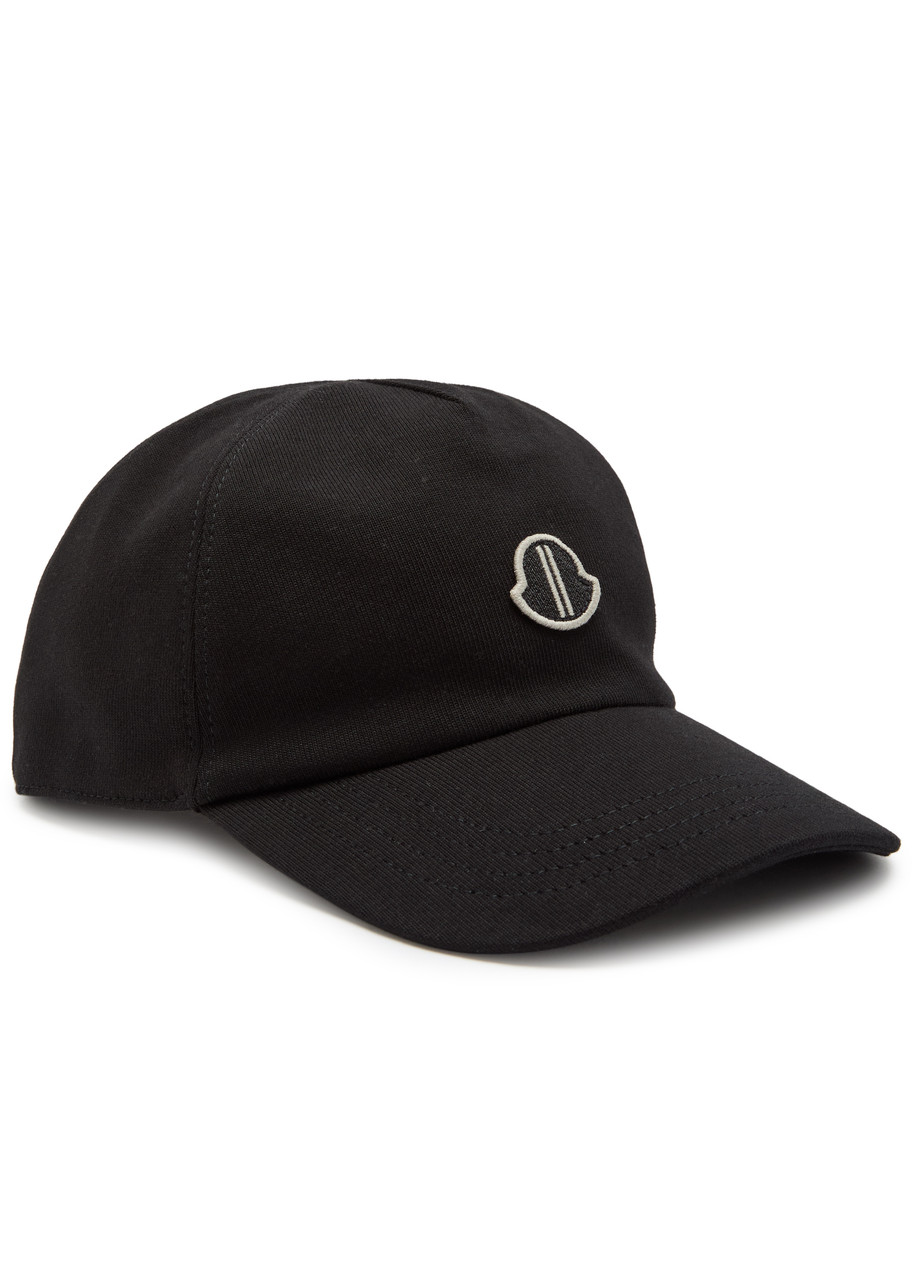 Rick Owens X Moncler Logo-appliquéd Cotton Baseball cap - Black - One Size