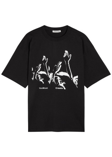 YMC Triple printed cotton T-shirt | Harvey Nichols