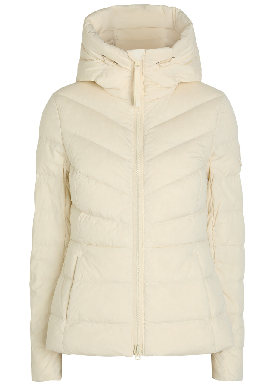 Canada Goose Clair Hooded Padded Jacket - Off White - L (UK14 / L)