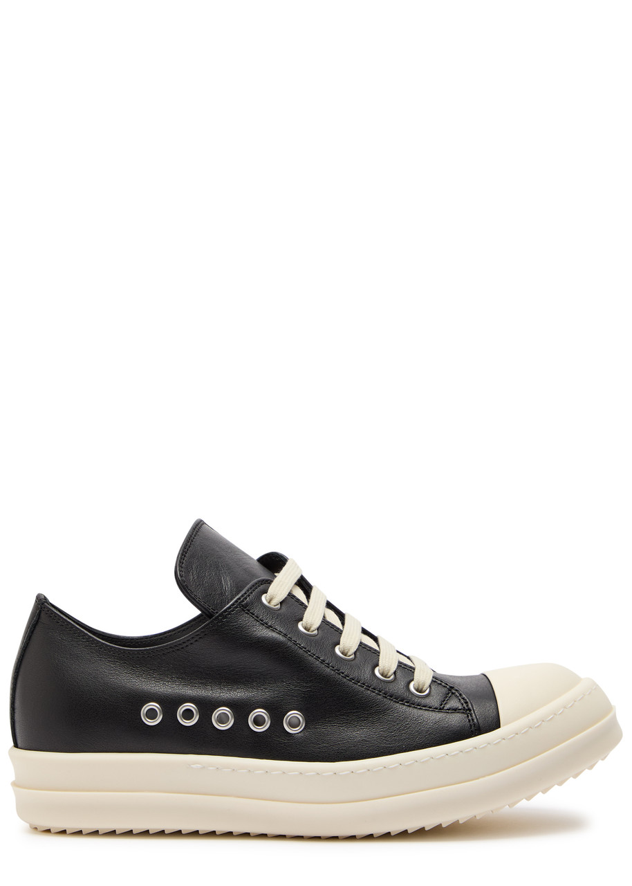 Rick Owens Leather Sneakers - Black - 37 (IT37 / UK4)