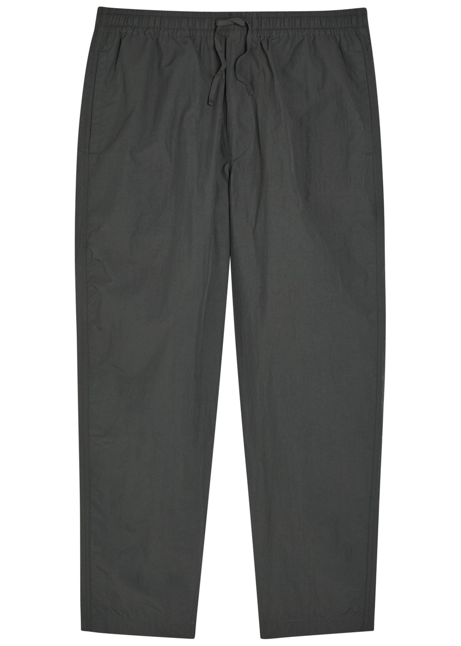 Ymc Alva Skate Relaxed Tapered-leg Shell Trousers - Charcoal - 30 (W30 / S)