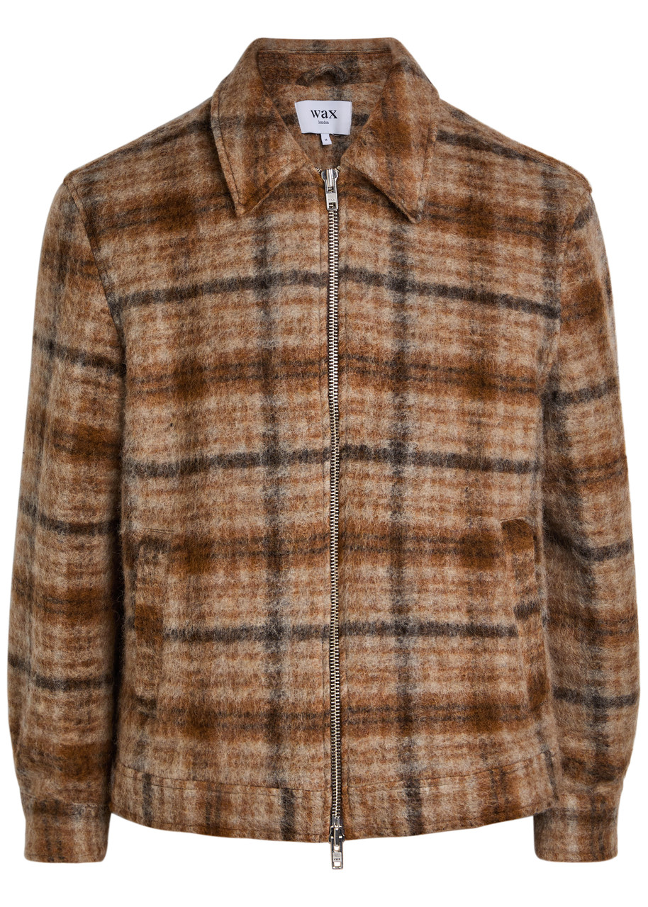 Wax London Heath Checked Wool-blend Jacket - Multicoloured 1