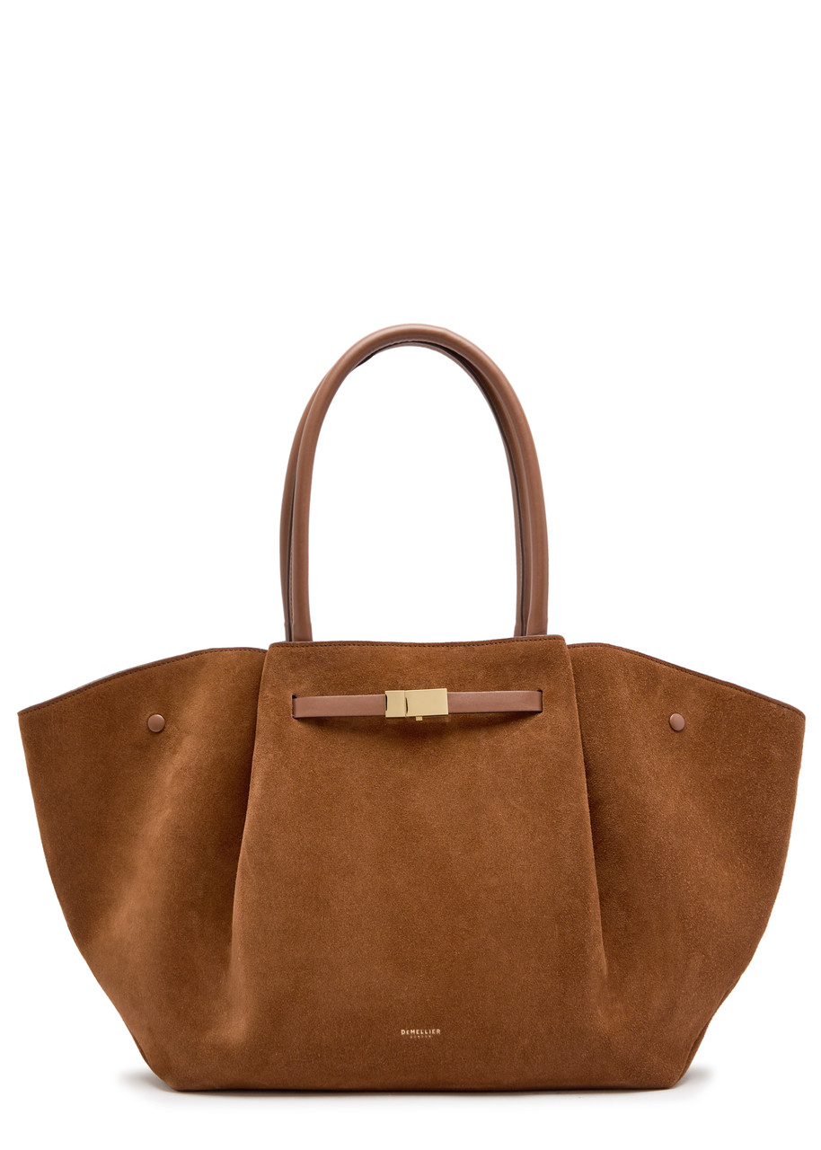 Demellier The New York Suede Tote - Tan - One Size