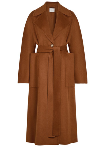 JOSEPH Spencer belted wool and cashmere-blend trench coat | Harvey