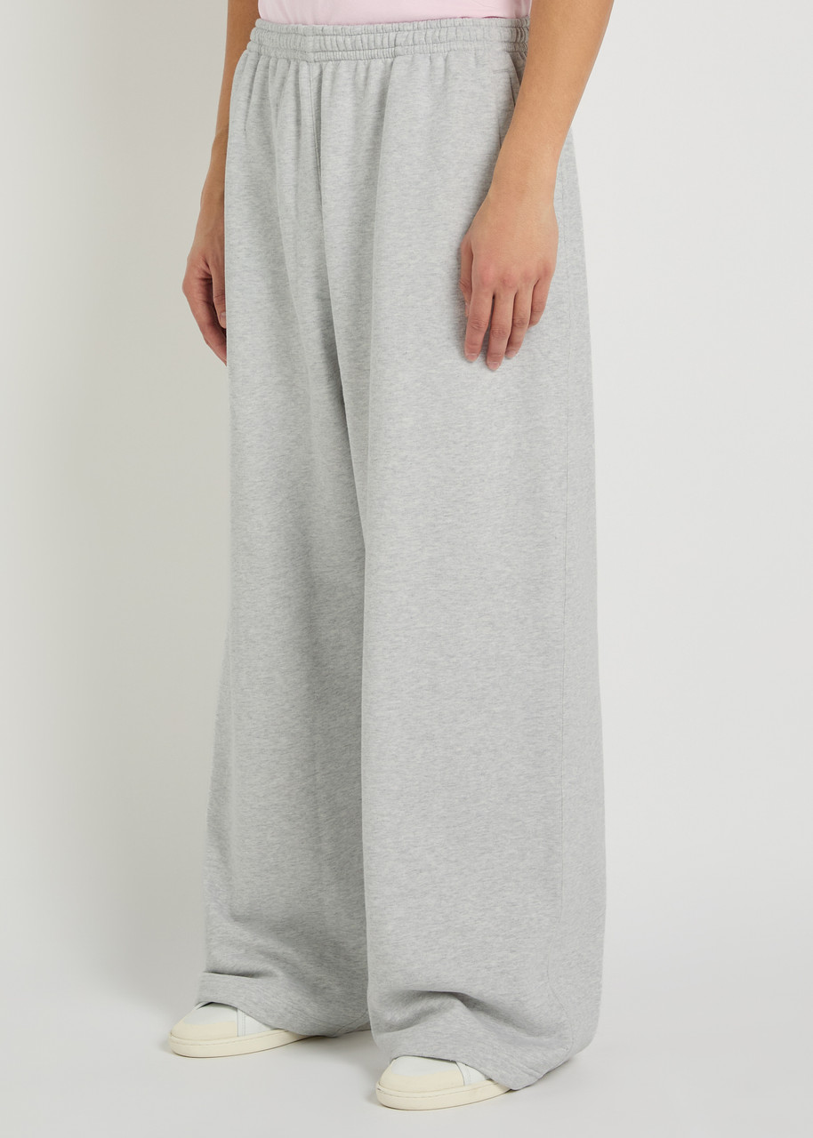  Acne Studios Logo-embroidered Cotton-blend Sweatpants - Grey - M 