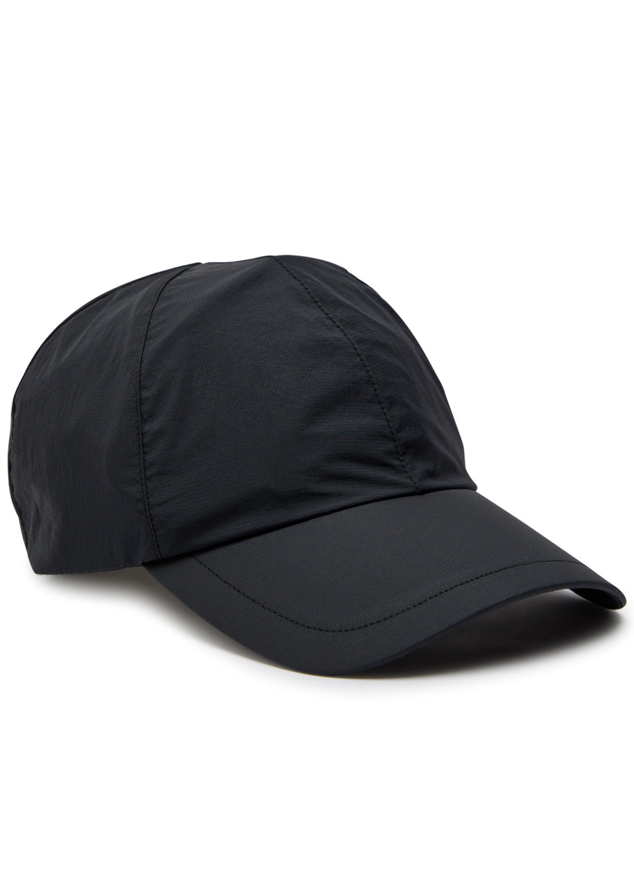 On Logo-embroidered Nyl Cap In Black
