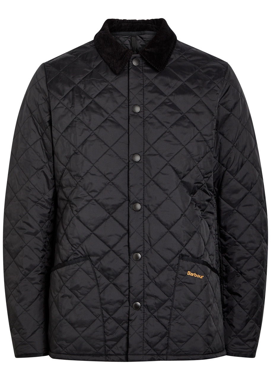 Barbour Liddesdale Quilted Nylon Jacket - Black - L