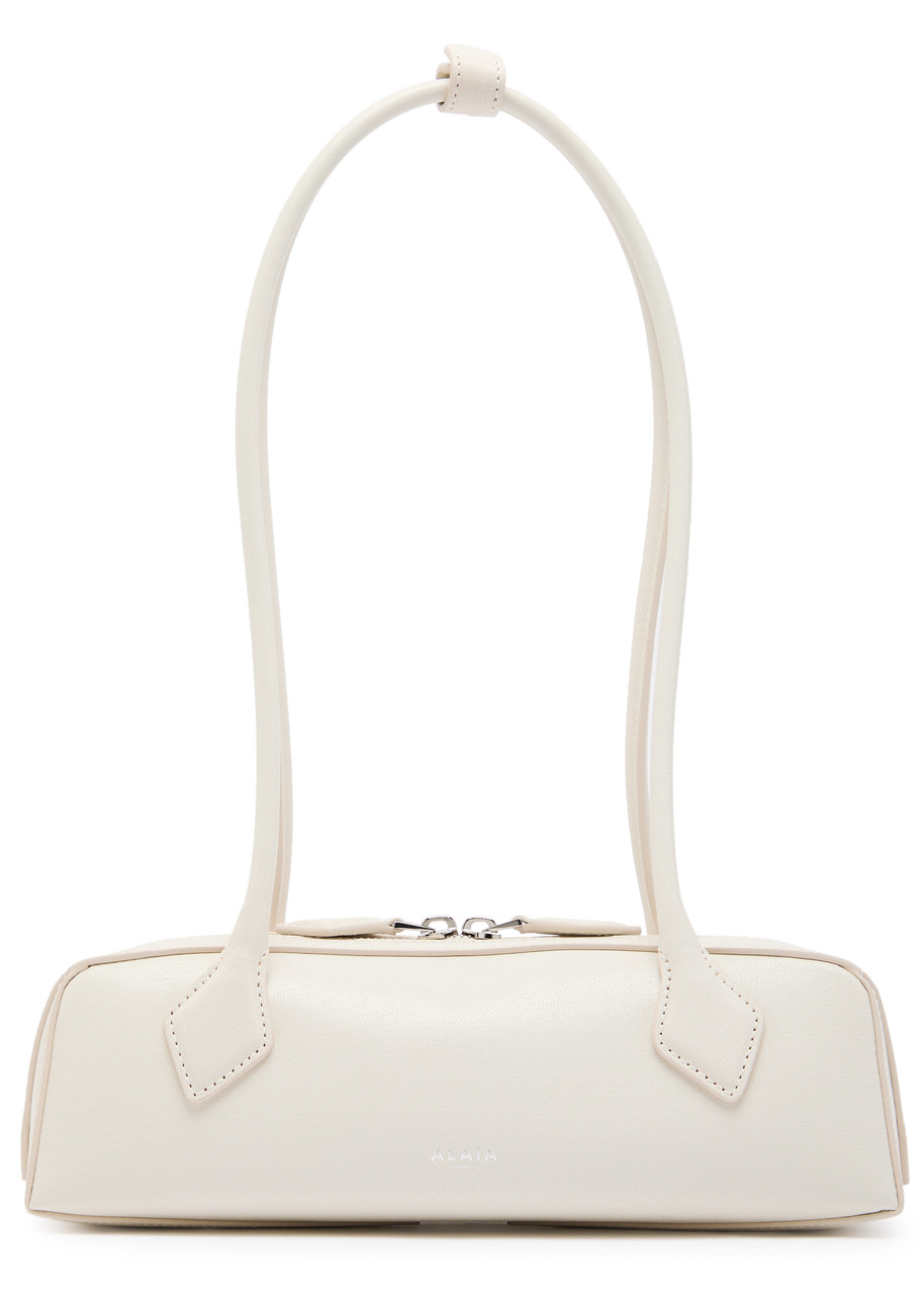 Alaïa Le Teckel Small Grained Leather Shoulder bag - Ivory - One Size