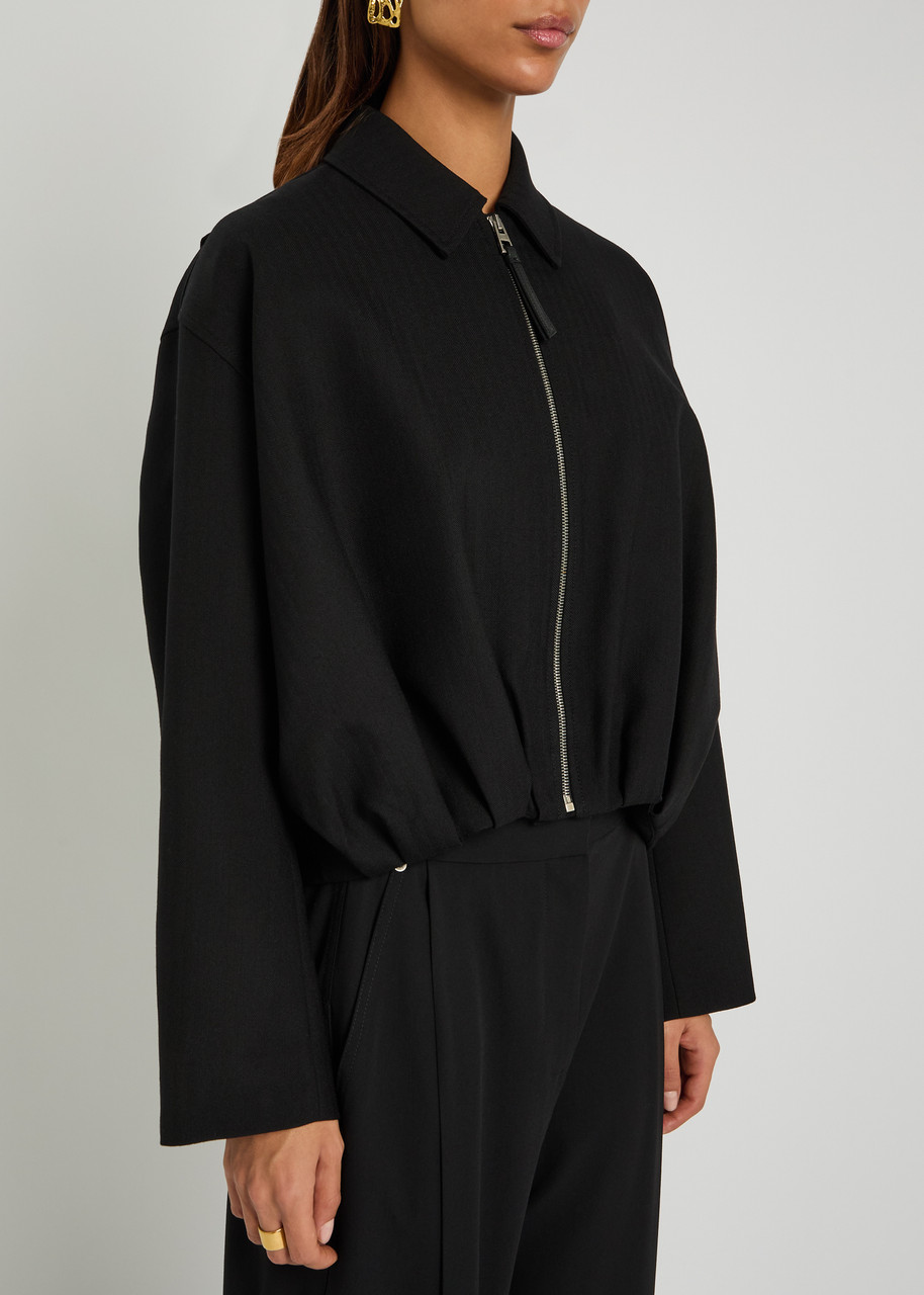  Loewe Draped Wool Jacket - Black - 42 (uk14 / L) 