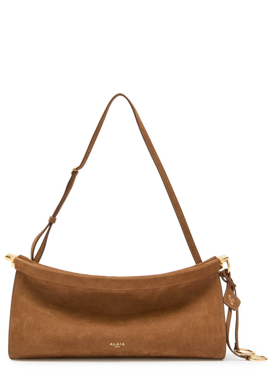 Alaïa East West Medium Nubuck Shoulder bag - Brown - One Size