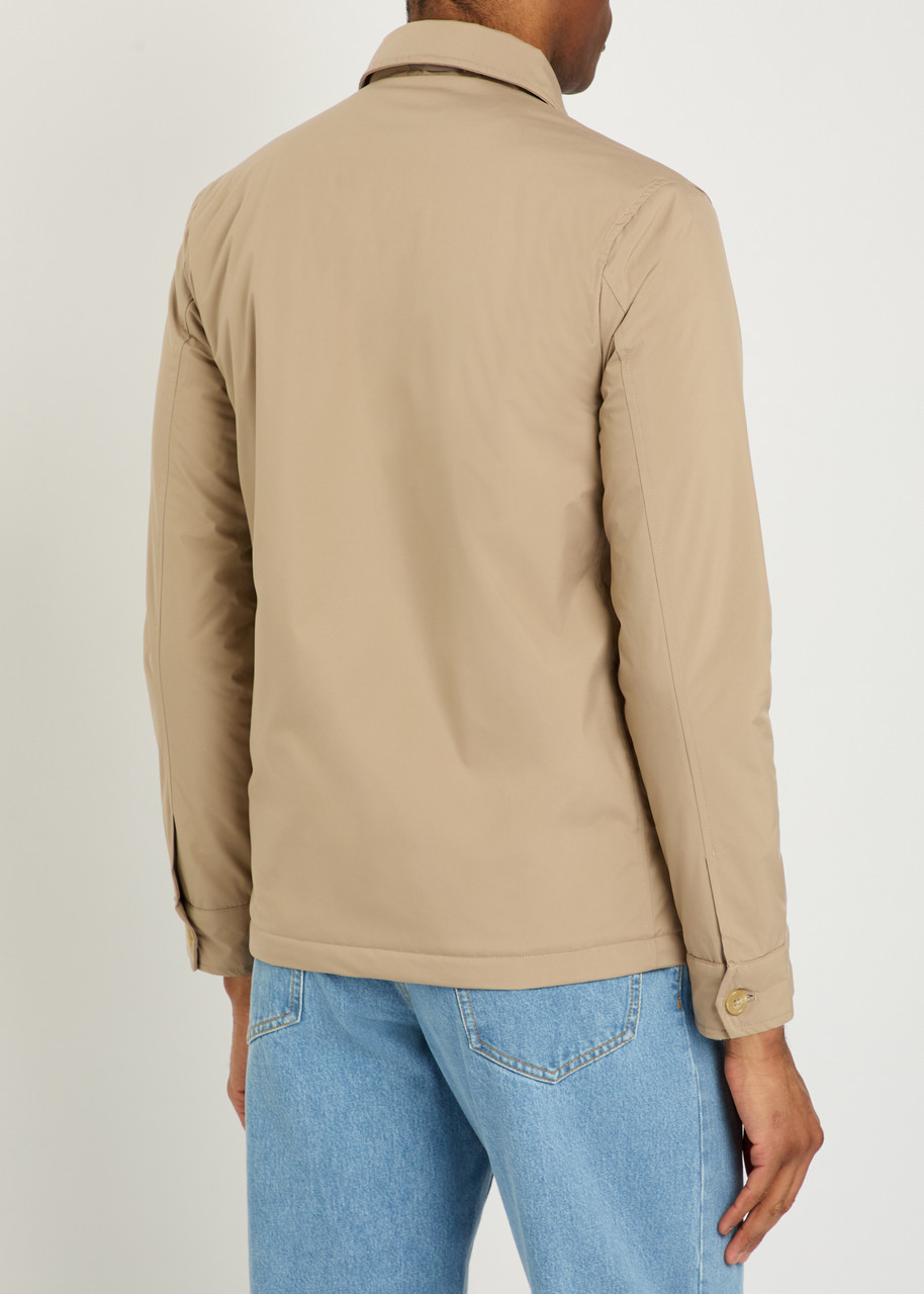  Aurélien Quilted Shell Jacket - Beige - S 