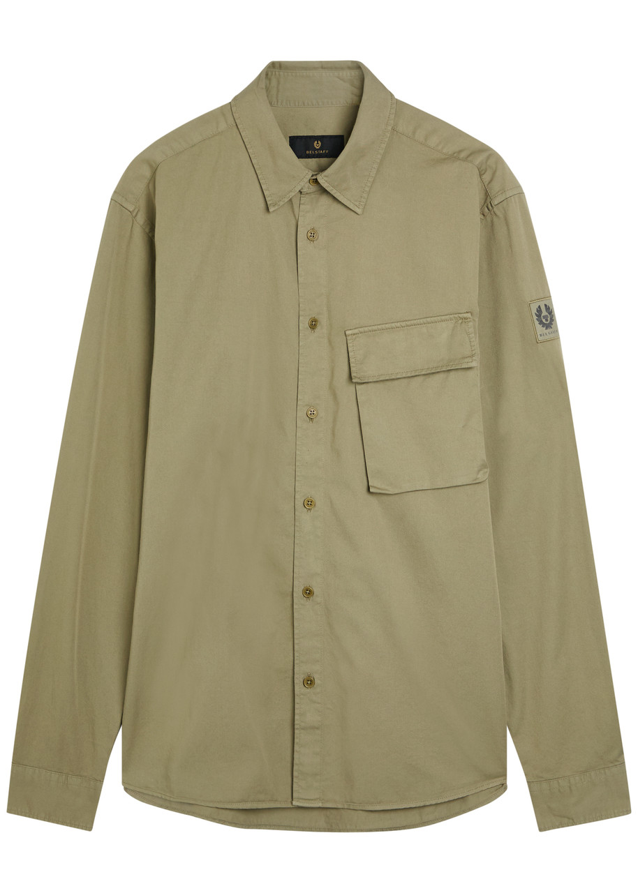 Belstaff Scale Cotton Shirt - Green - M