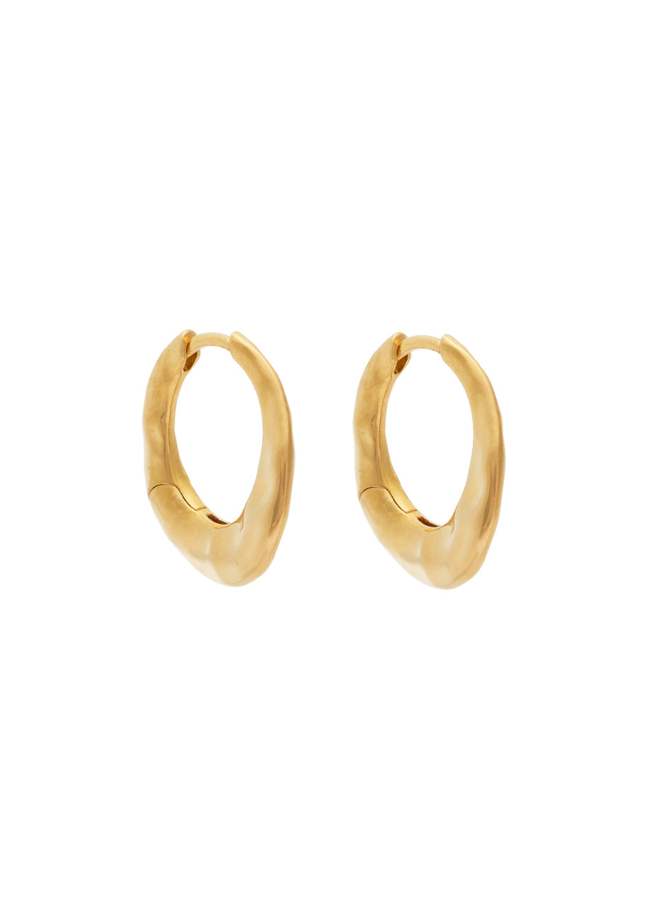 Nina Gordon Daija Small 14kt Gold Vermeil Hoop Earrings - One Size