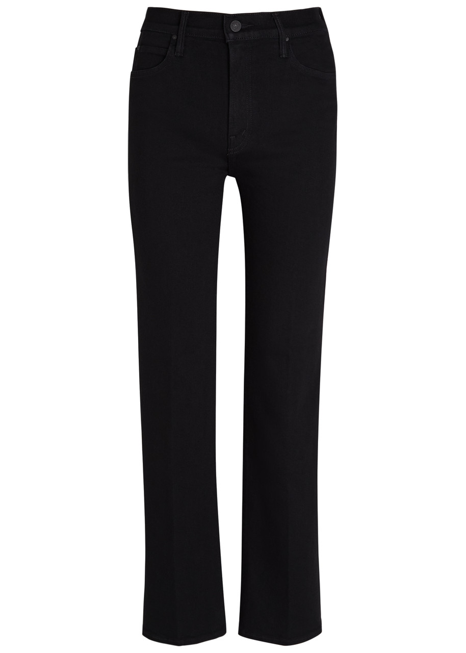 Mother The Kick It Straight-leg Denim Jeans - Black - 26 (W26 / UK8 / S)