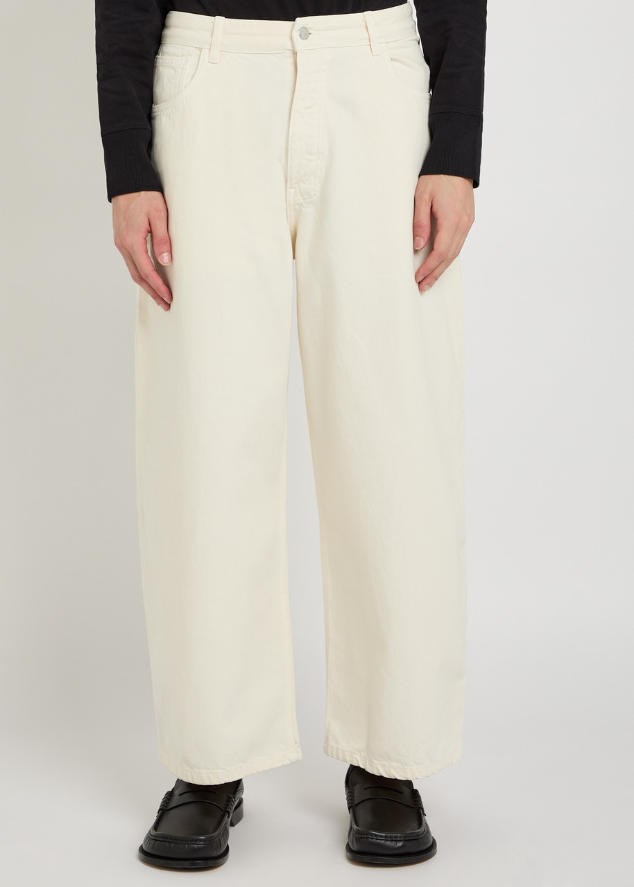  Studio Nicholson Paolo Wide Balloon-leg Jeans - White - L 