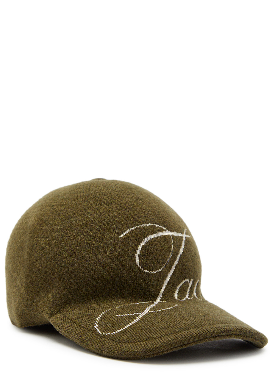 Jacquemus La Casquette Atelier Logo Merino Wool-blend cap - Khaki - 62 (XL)