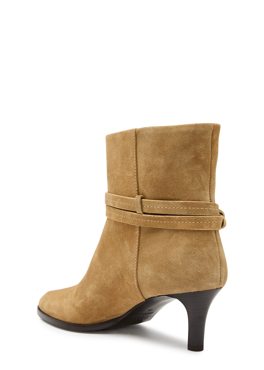 Isabel Marant Meyli Suede Ankle Boots – Taupe – 40 (IT40/ UK7)
