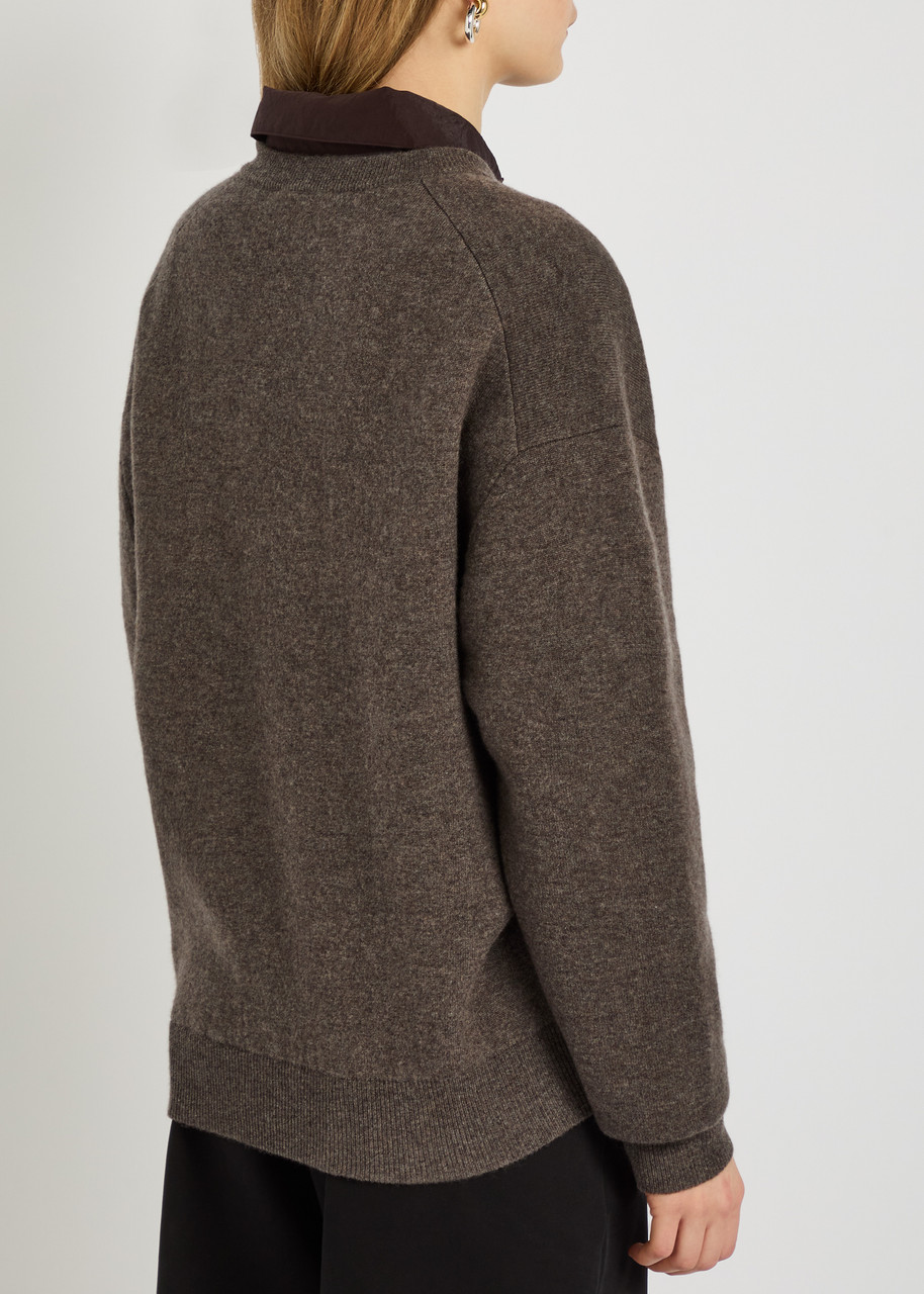  Studio Nicholson Loch Wool And Cashmere-blend Jumper - Light Brown - S (uk8-10 / S) 