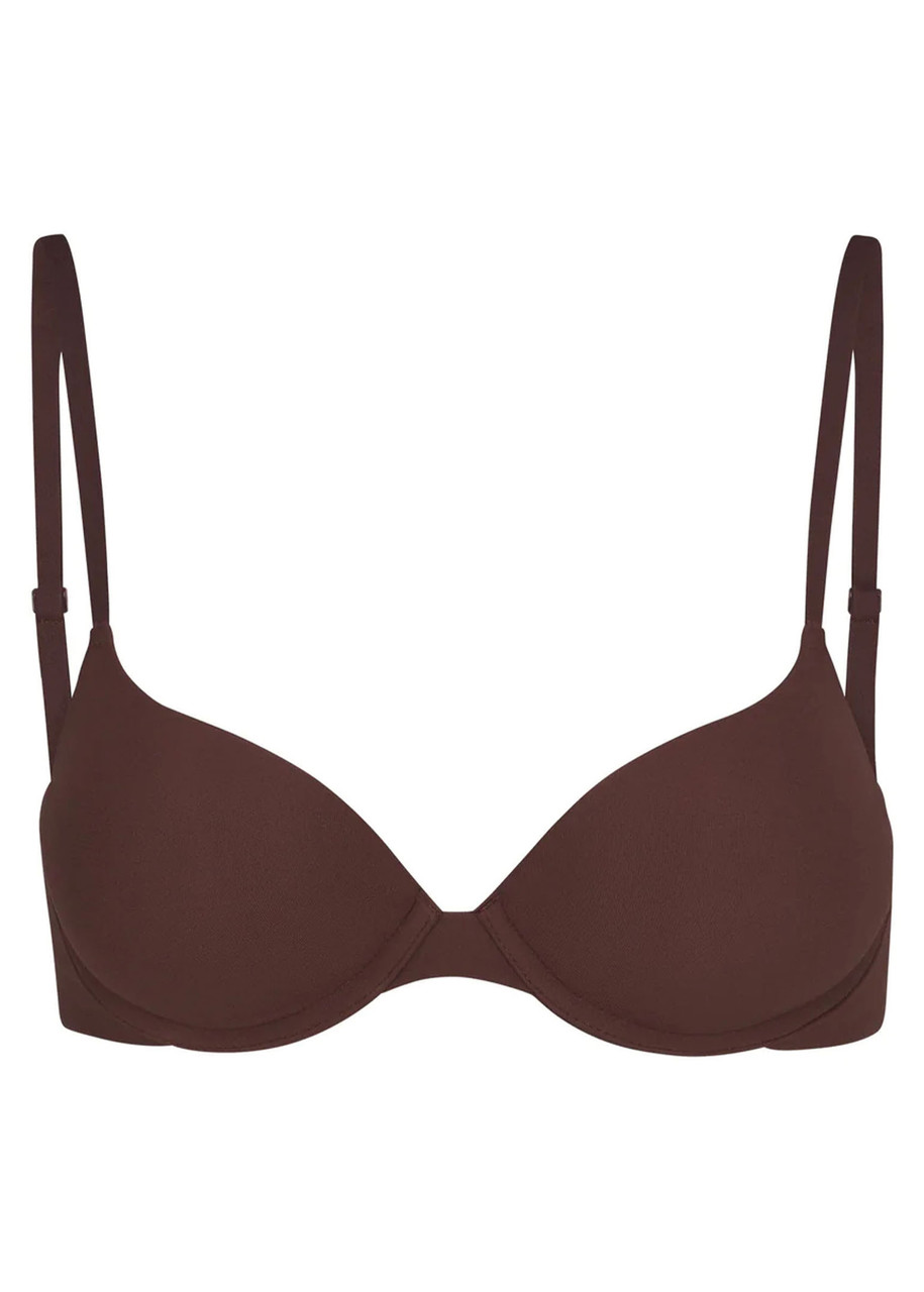 Skims Stretch-jersey Push-up bra - Brown - 32DDD