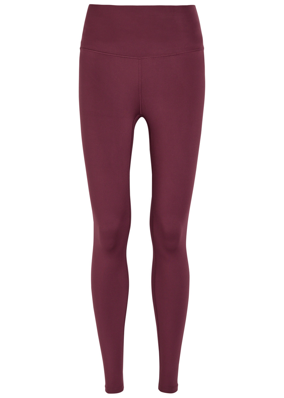 Varley Freesoft Stretch-jersey Leggings - Burgundy - XL (UK16 / XL)