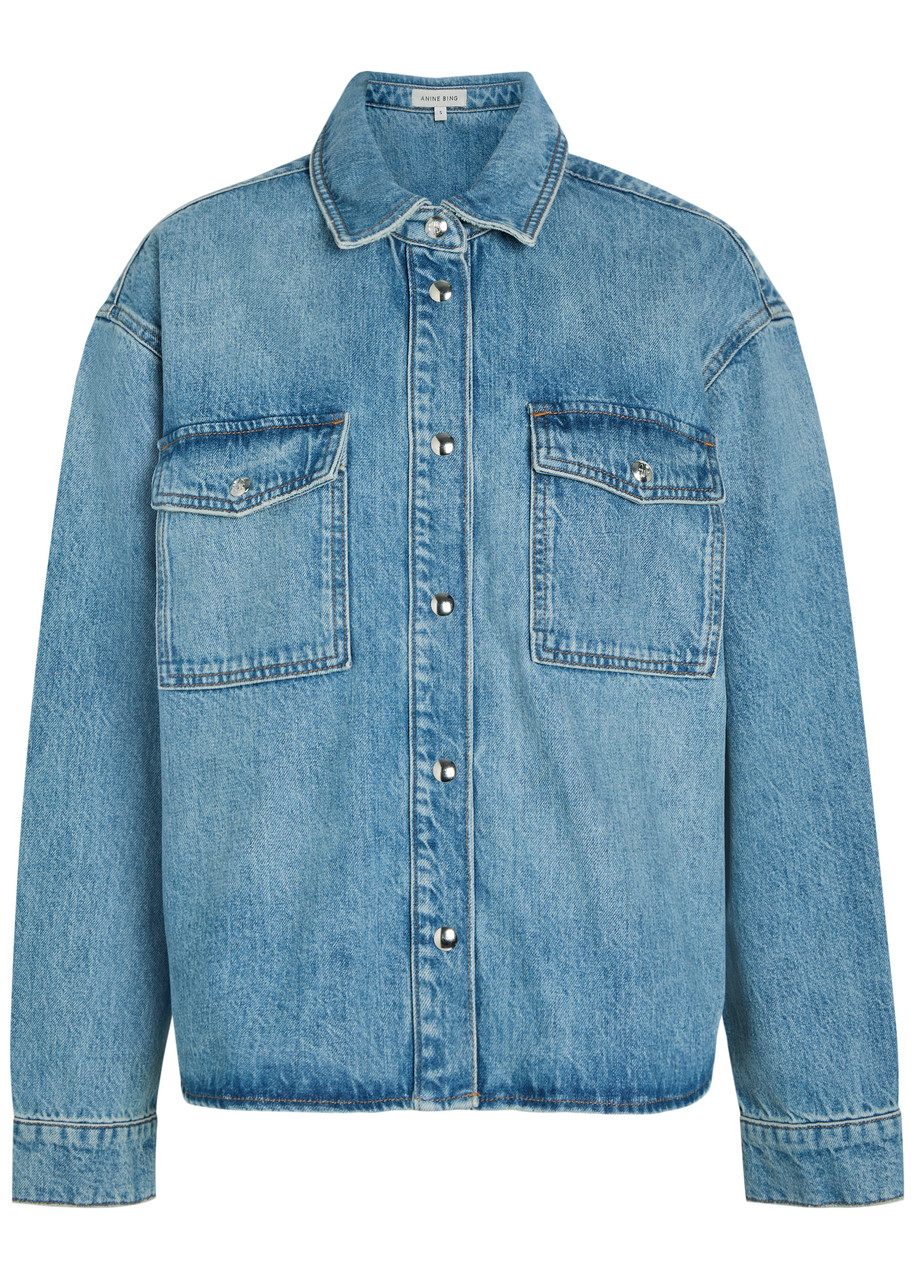 Anine Bing Paxton Denim Shirt - S (UK8-10 / S)