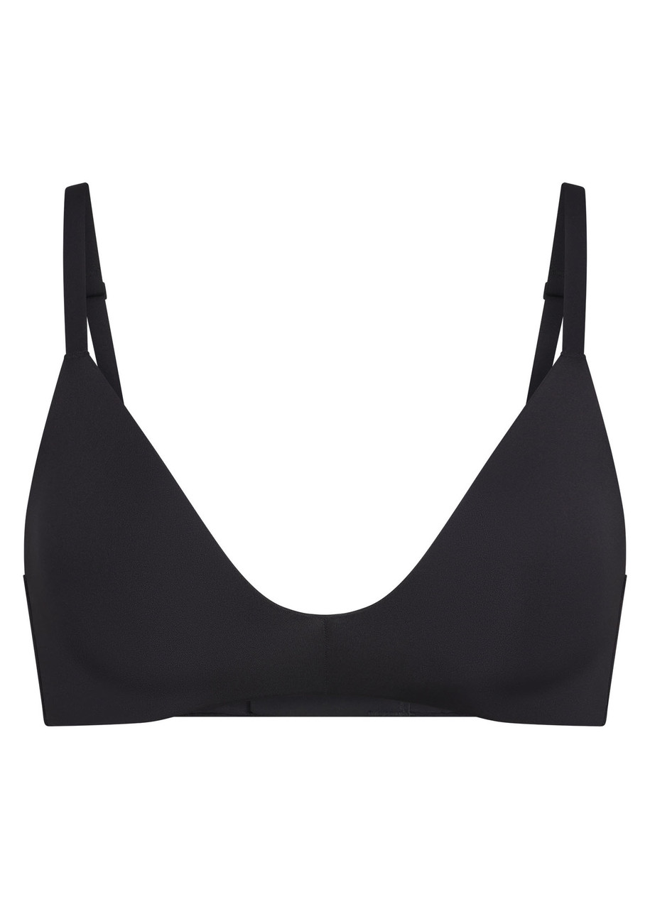 Skims Wireless Stretch-jersey T-shirt bra - Black - 36B