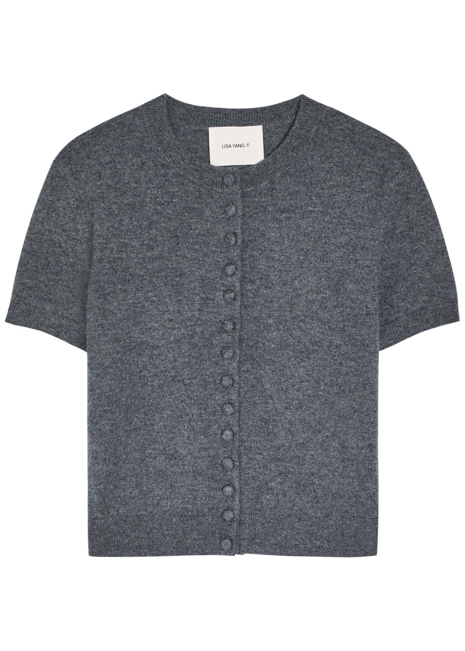 Lisa Yang Lunea Cashmere Cardigan - Grey - 0 (UK 6
