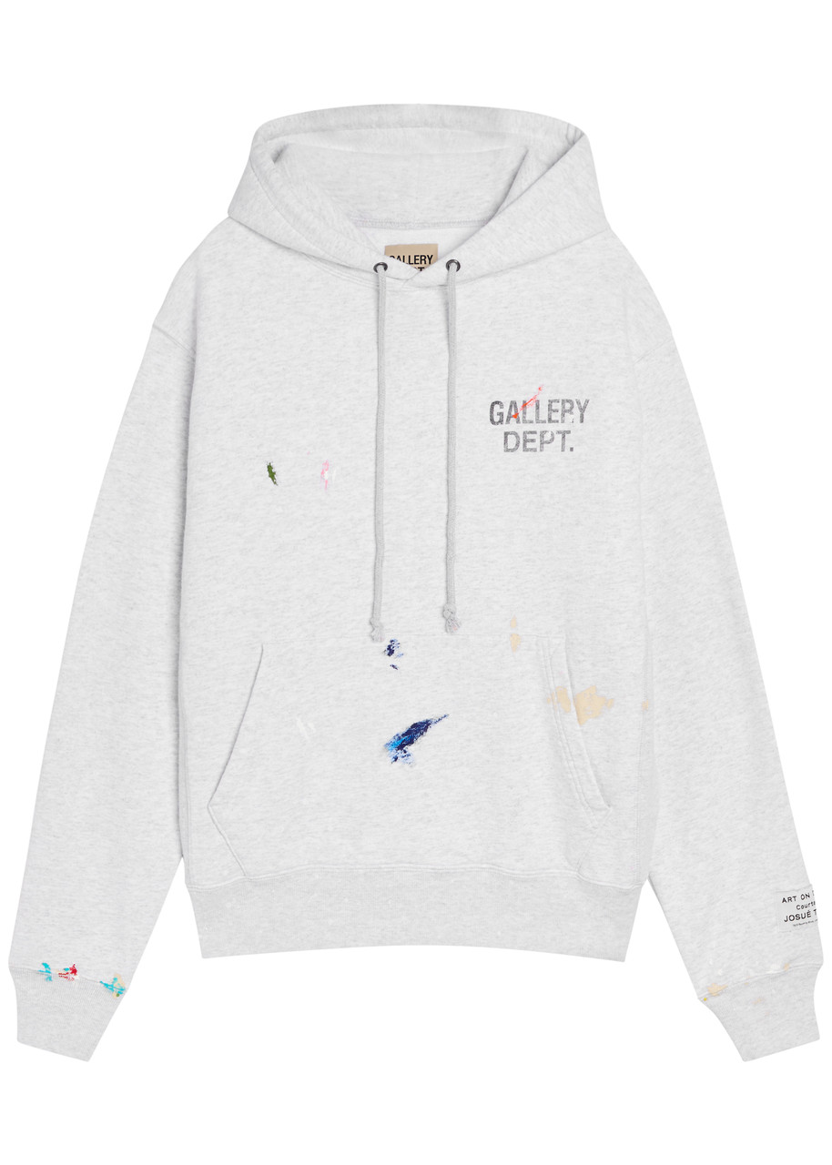 Gallery Dept. Paint Splatter-effect Cotton-blend Sweatshirt - Grey - M