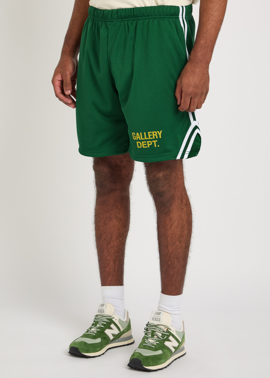  Gallery Dept. Striped Mesh Shorts - Green - Xl 