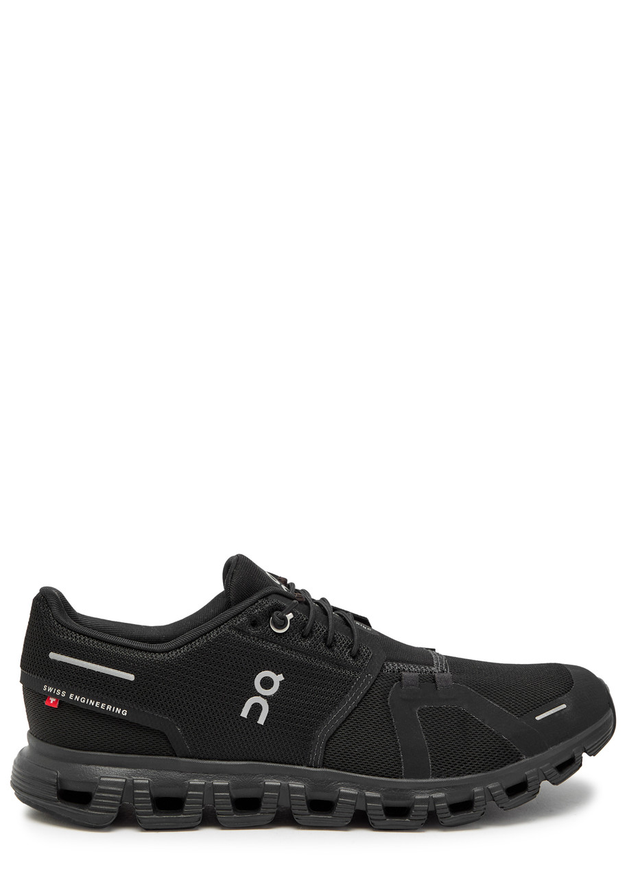 ON Cloud 6 Panelled Mesh Sneakers - Black - 9 (IT40 / UK7)