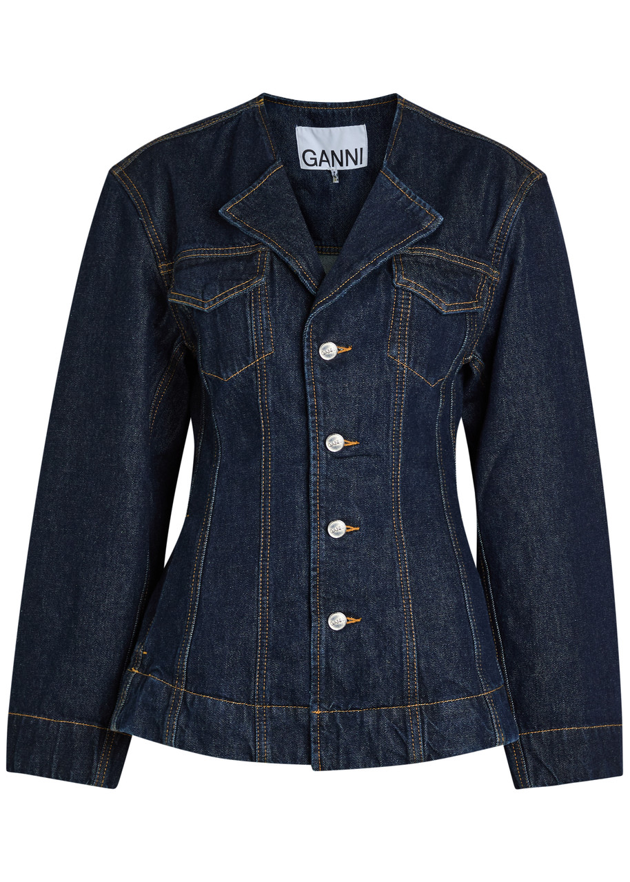 Ganni Panelled Denim Jacket - 40 (UK12 / M)