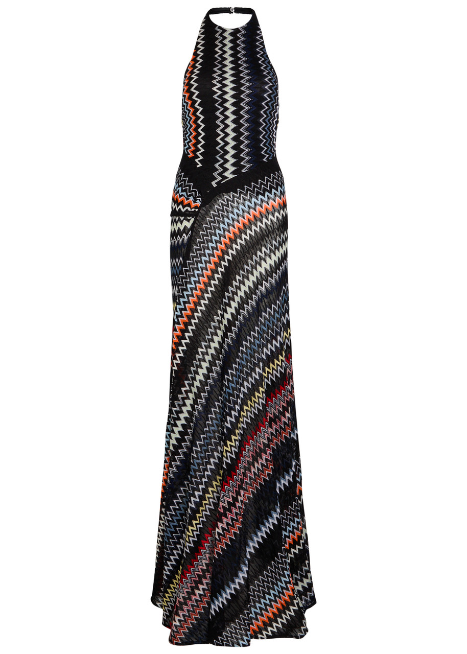 Missoni Chevron Fine-knit Maxi Dress - Multicoloured - 42 (UK10 / S)