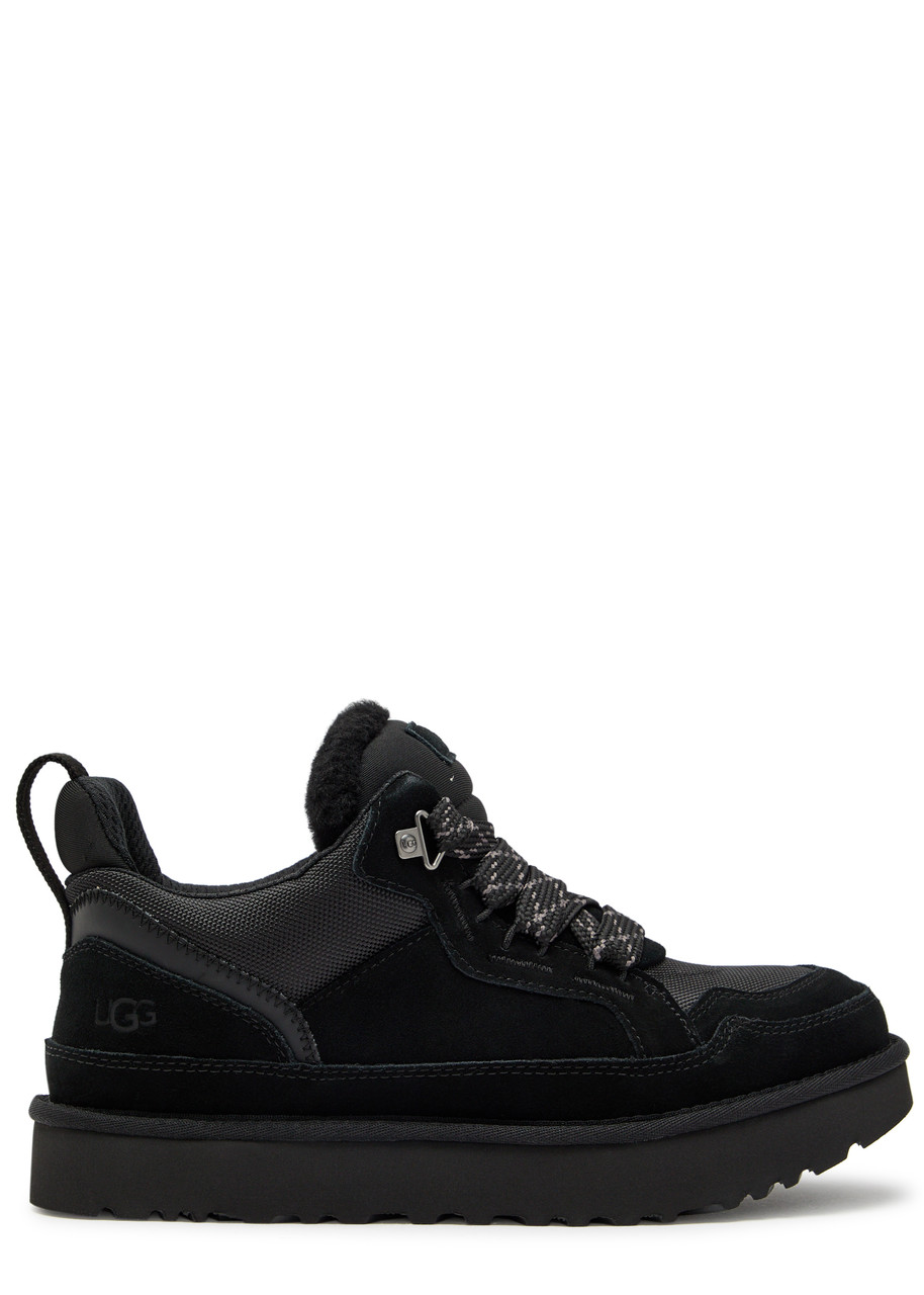Ugg Lowmel Panelled Suede Sneakers - Black - 6 (IT40 / UK6)
