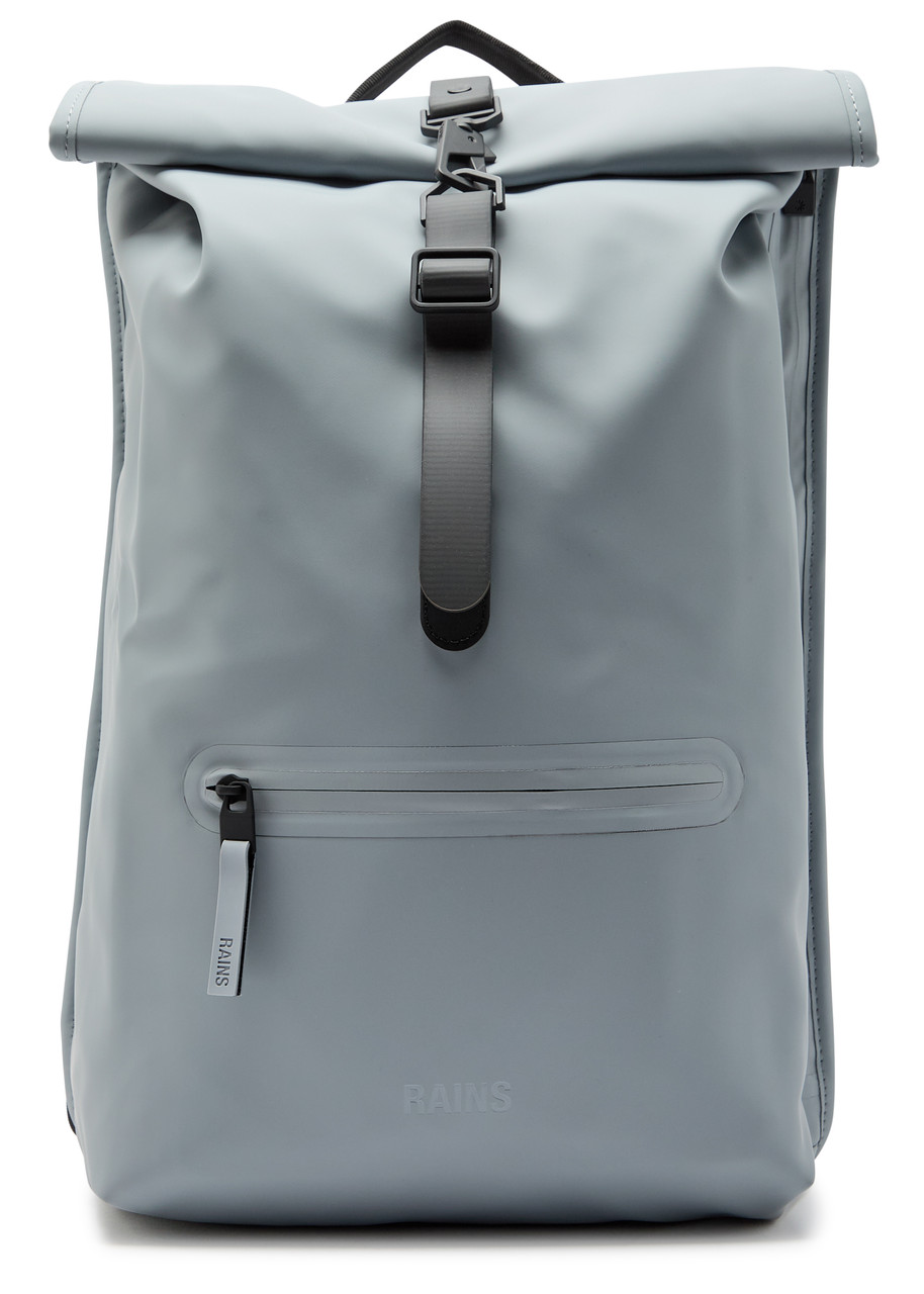 Rains Rolltop Waterproof Backpack - Blue - One Size