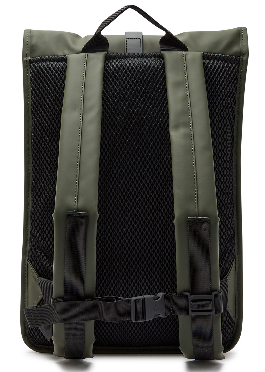  Rains Rolltop Waterproof Backpack - Green - One Size 