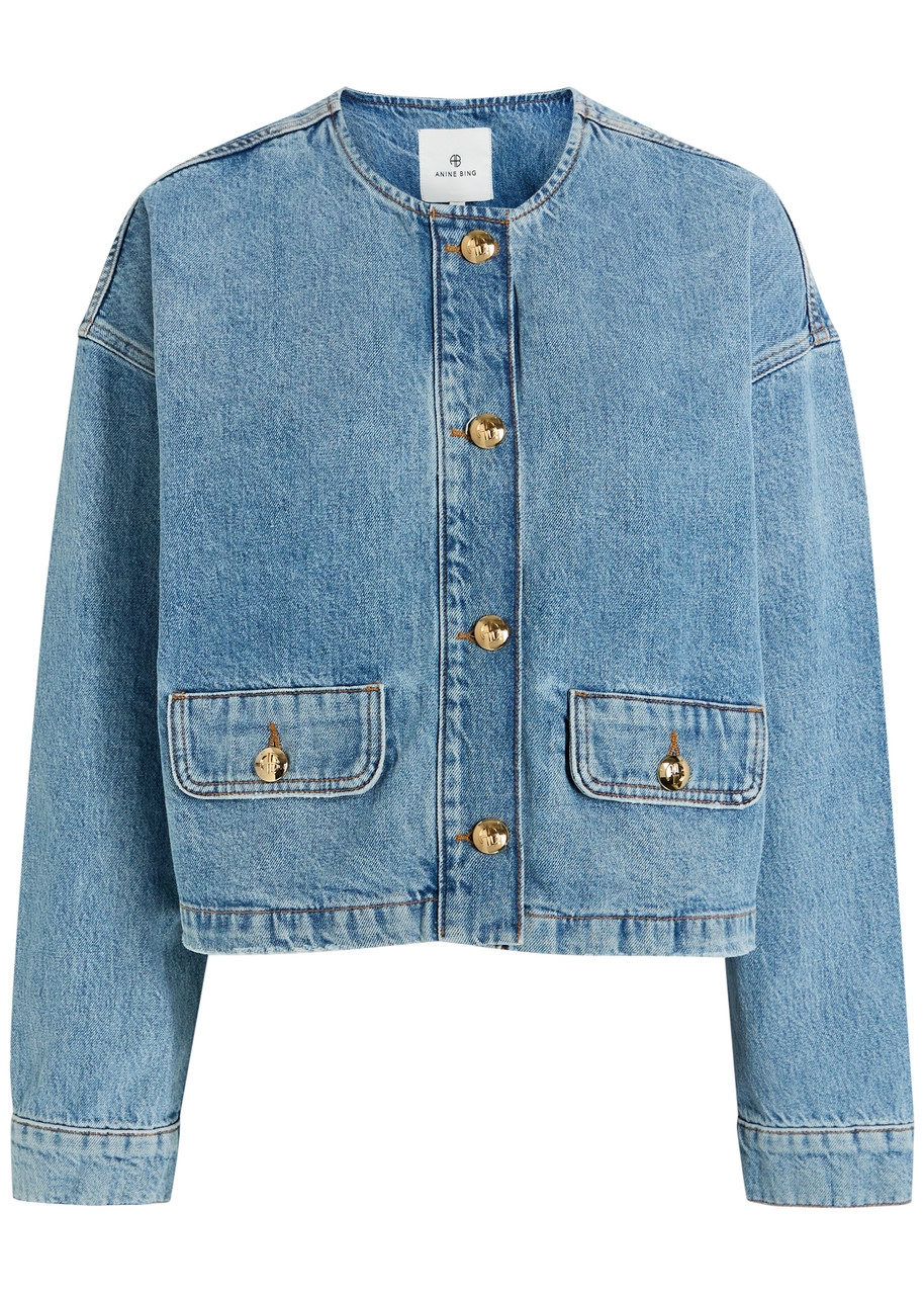 Anine Bing Blanche Denim Jacket - M (UK12 / M)