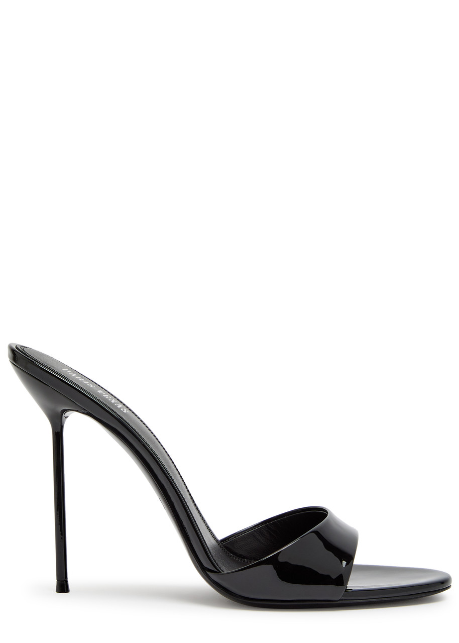 Paris Texas Lidia 105 Patent Leather Mules In Black