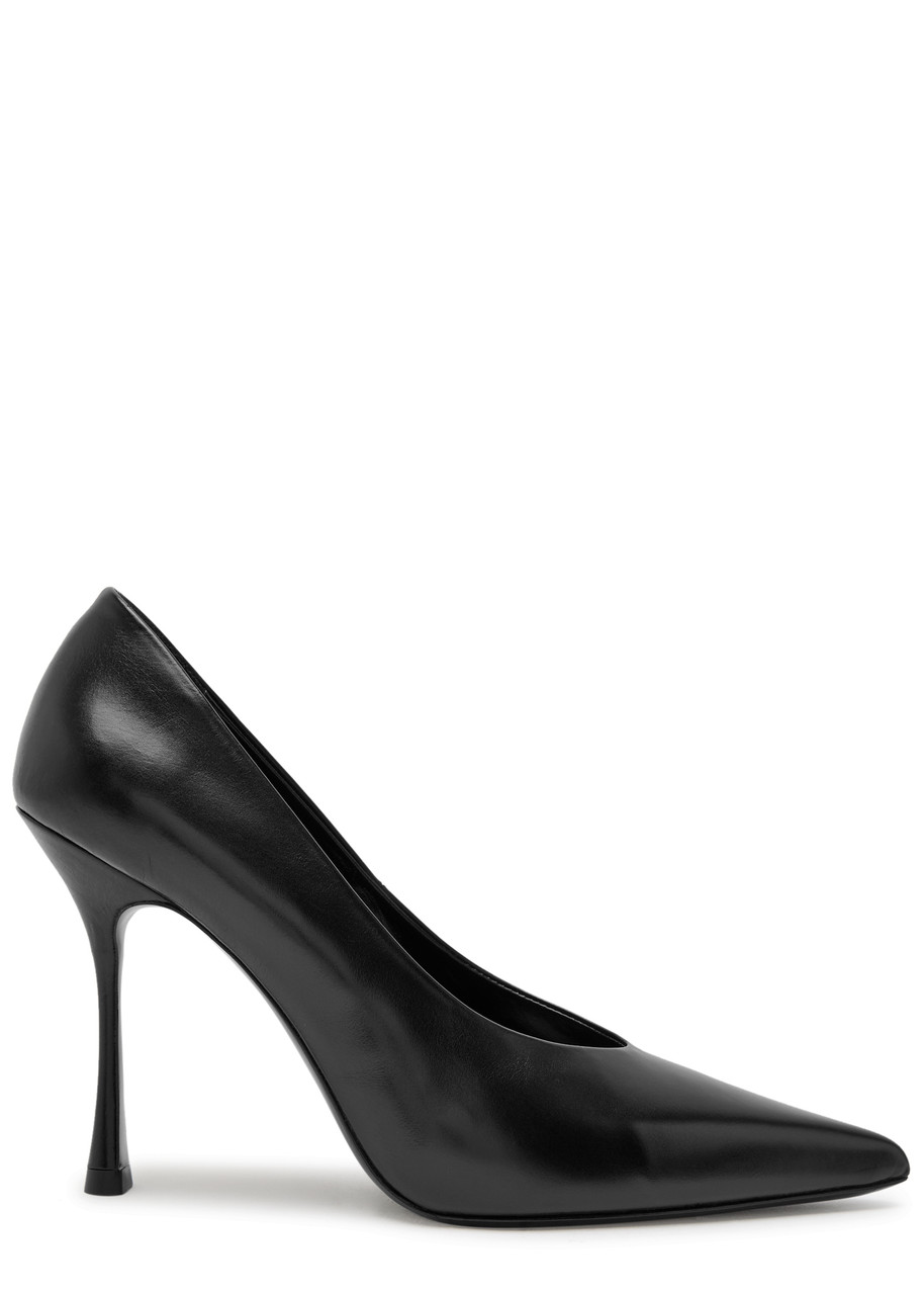 Jude Kiss 105 Leather Pumps In Black