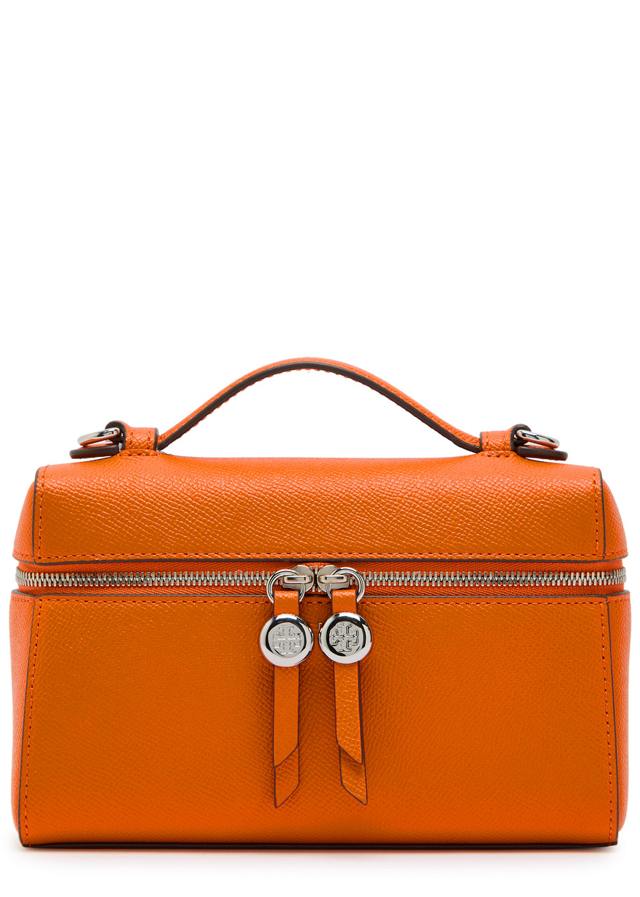 Tory Burch Slim Romy Leather top Handle bag - Orange - One Size