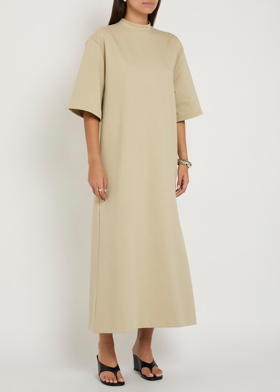 Wardrobe.nyc Cotton-blend Maxi T-shirt Dress – Grey – XS (UK6 / XS)