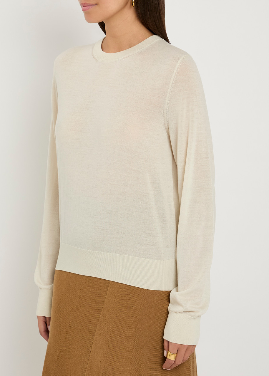 Wardrobe.nyc Wool Jumper – Off White – S (UK8-10 / S)