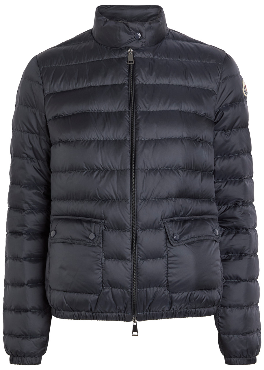 Moncler Lans Padded Nylon Jacket In Blue