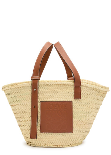 LOEWE Anagram medium raffia basket bag | Harvey Nichols LOEWE Anagram medium raffia basket bag | Harvey Nichols