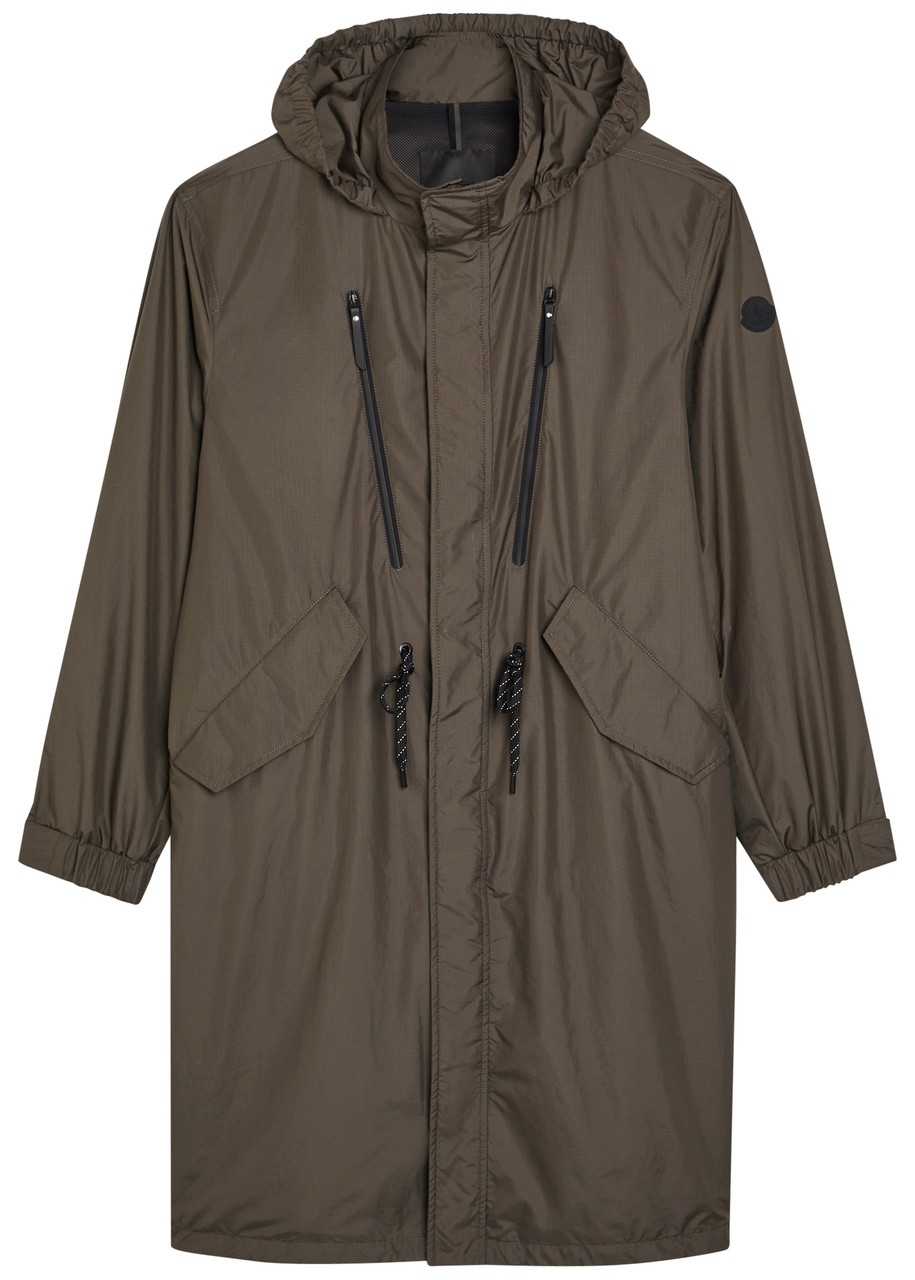 Moncler Alisa Hooded Shell Parka Coat – Dark Brown – 5 (UK44 / Xxl) Moncler Alisa Hooded Shell Parka Coat – Dark Brown – 5 (UK44 / Xxl)