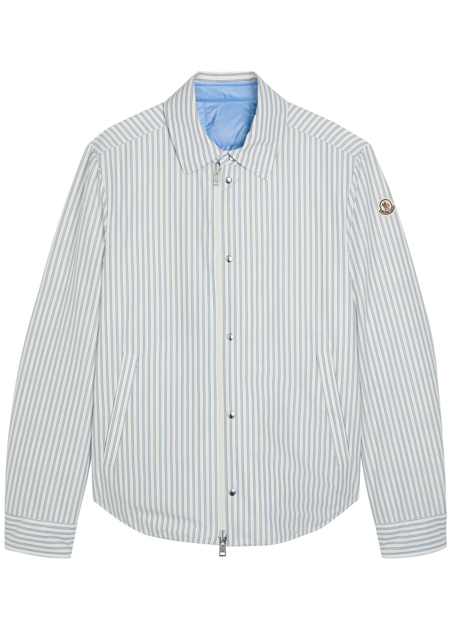Moncler Cresent Reversible Cotton-blend Poplin Jacket - Light Blue - 3 (UK40 / L)