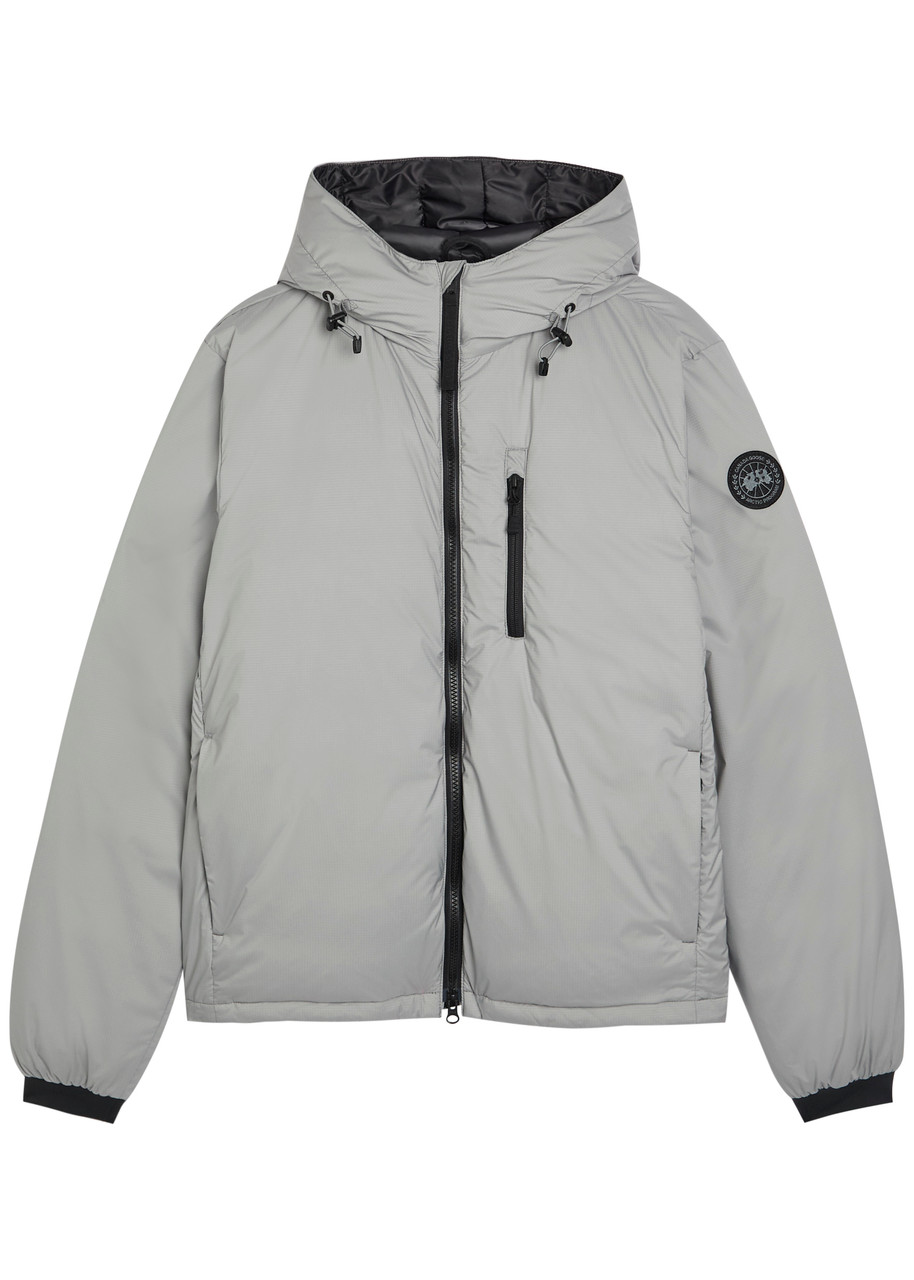 Canada Goose Lodge Hooded Ripstop Shell Jacket - Grey - Xxl