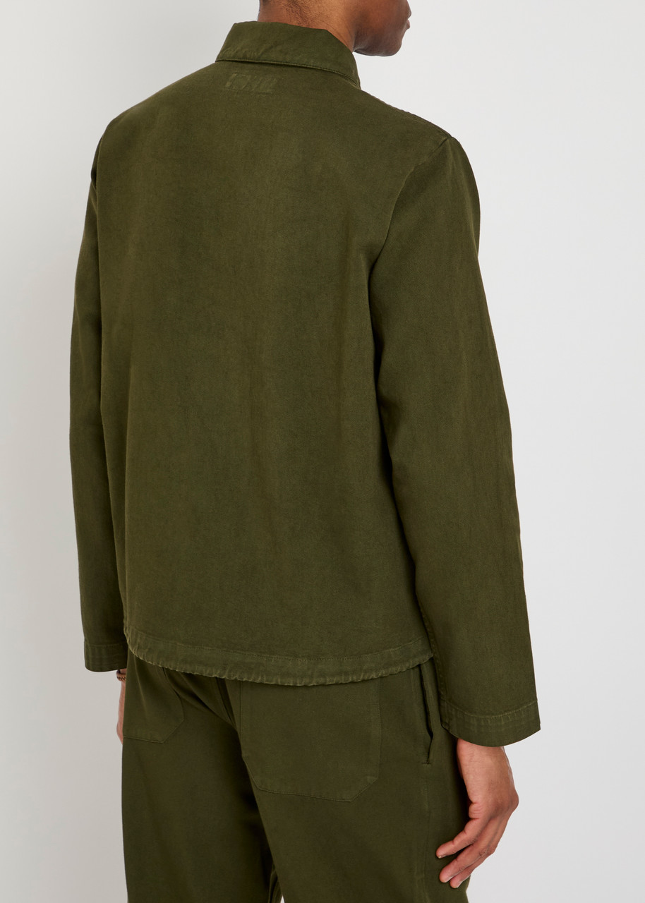  Labo.art Cotton Overshirt - Olive - 3 (s) 