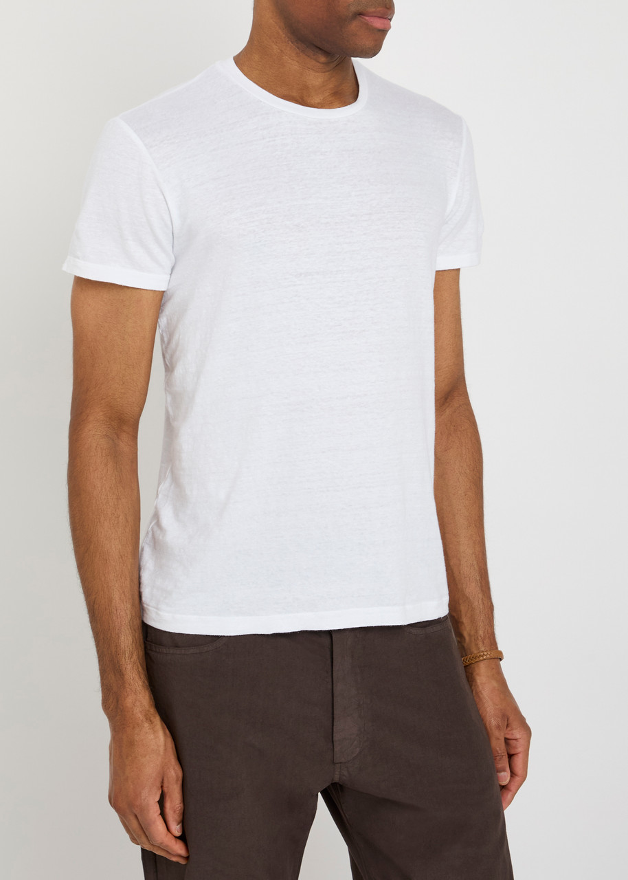  Labo.art Linen-blend T-shirt - White - 2 (xs) 