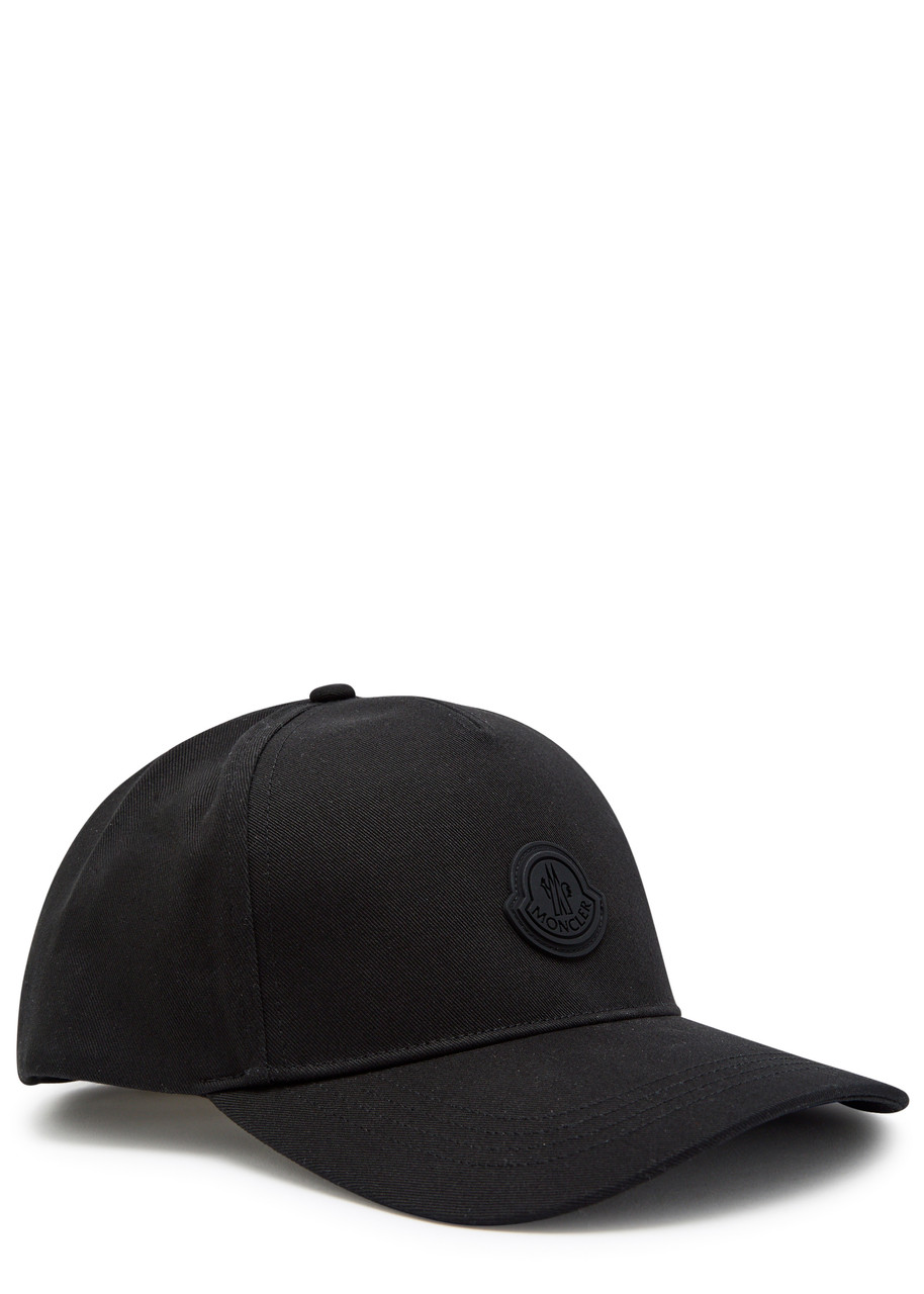 Moncler Logo-appliquéd Cotton cap - Black - One Size