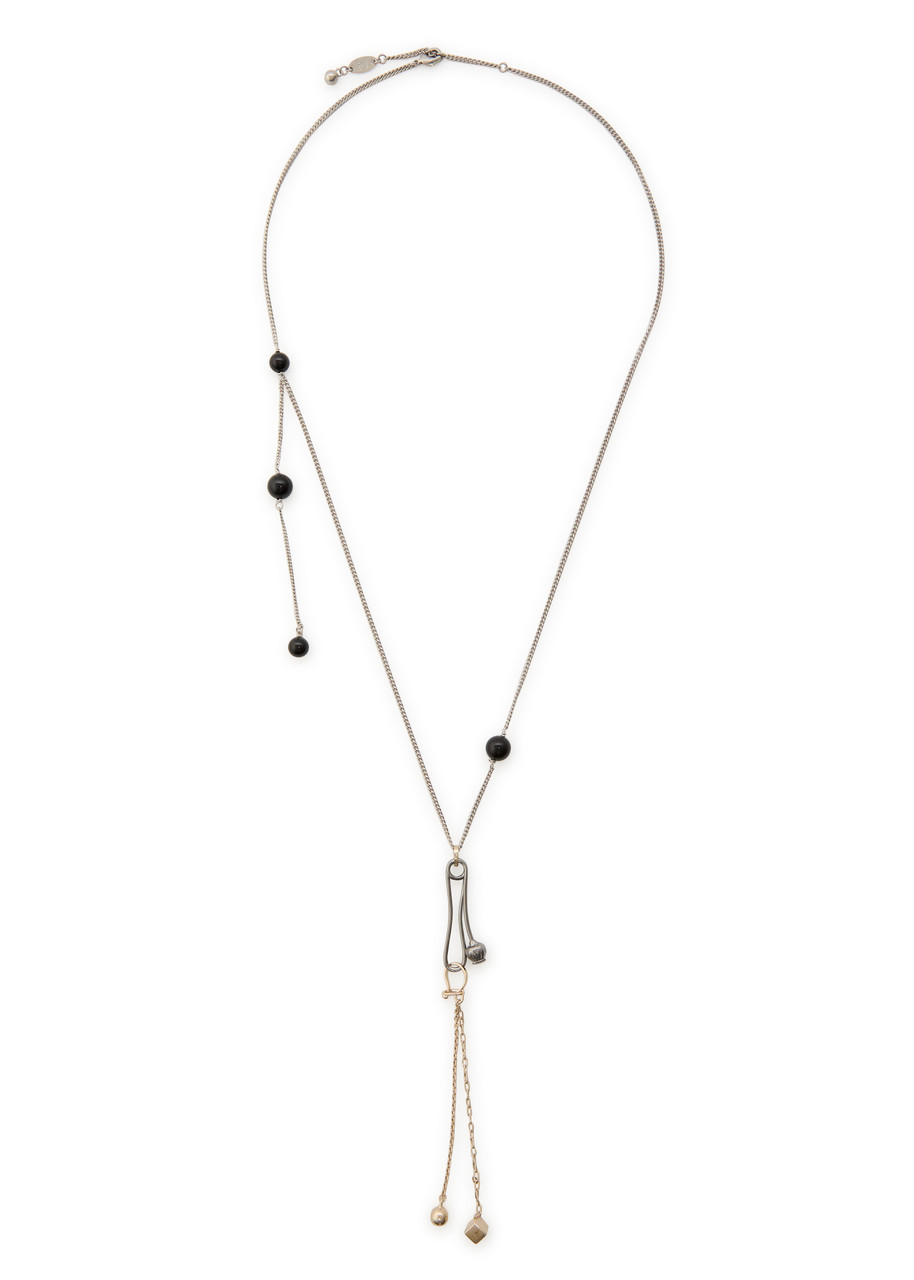  Lemaire Poppy Two-toned Necklace - Multicoloured - One Size 